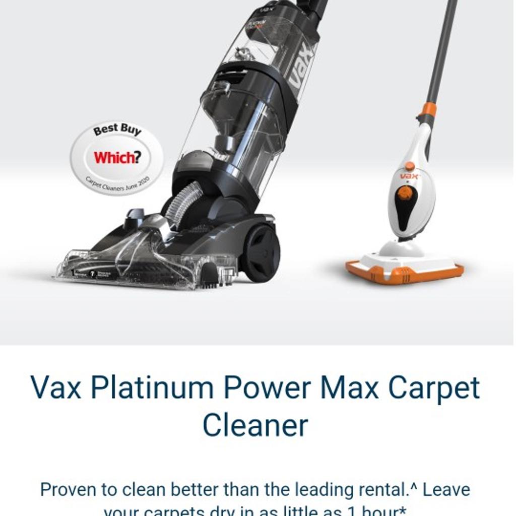 Vax Platinum Power Max Carpet Cleaner in SS15 Basildon für £ 100,00 zum