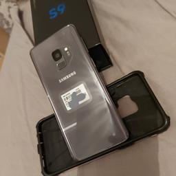 SAMSUNG S9 FOR SALE . VERY GOOD PHONE WITH BOX AND ALL ACCESSORIES. COMES WITH A BRAND NEW STRONG SCREEN PROTECTOR AND A FAST CHARGER ASWELL PICK UP OR LOCAL DROP OFF. 64gd , UNLOCKED TO ALL NETWORKS