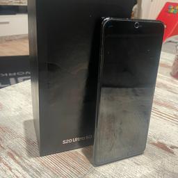 Verkaufe mein Samsung S20 Ultra 5G.
Zustand wie Neu.(Wurde immer mit Schutzglas und Hülle verwendet)daher keine Beschädigungen.
Rechnung und Ovp ist vorhanden.

Schutzglas für Display dabei.
Simlock auf A1