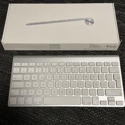 Verkaufe mein Apple Wireless Keyboard Model No. A 1314. Es ist neuwertig da ich es nie benutzt habe. Preis ist Verhandlungsbasis 55€. Da es ein Privatverkauf ist keine Garantie und keine Rückgabe. Versand ist möglich, Porto trägt der Käufer.