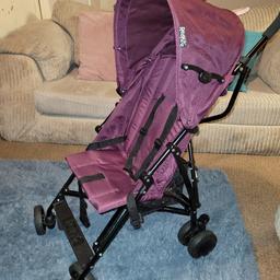 This was bought new for £35. As you can see it's hardly been used, due to our child being too heavy. The stroller is only a light stroller and more suitable for a younger child.
