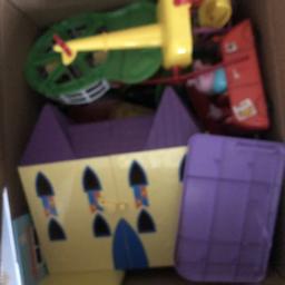 Big box of peppa pig toys/characters
Free to collect