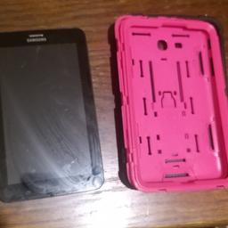 used galaxy tab 3 lite in black
comes with charger and hard case. 
fully working