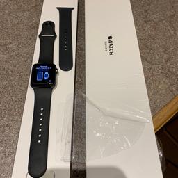 Black series 3 Apple Watch.
38mm excellent condition screen protector used at all times.
No scratches or Marks!
Charger included. 
Selling due to upgrade.