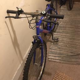 Pepsi max mountain bike,
Been in storage for a while, flat tyres, may just need pumping up. Breaks are abit stiff but work. 
Collection from Hackney E8