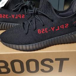 *Adidas Yeezy Boot 350 V2 Core Black Red* 

- Brand New Boxed Sealed 

- UK Size 9.5 

- Won Raffle Draw from Adidas App 

- 1000% Legit - Delivered directly from Adidas 

- Happy to provide recipet 

- Happy to meet in a safe public place in London as well. 

Price: 

London Meet in Person: £260

UK wide postage: £270 *Double-boxed and tracked and signed for peace of mind* 

Serious buyers only please, thanks