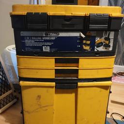 Tool box on wheels used but still life in it only selling as got two £15.00 ono