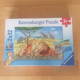 Ravensburger Puzzle 2x12 Teile originalverpackt. Altersempfehlung 3+