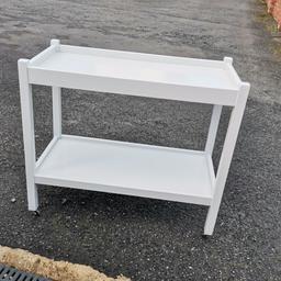 Upcycled trolley, ideal drinks trolley or use in a kitchen, painted in light grey satin collection only from Stourport social distancing PayPal excepted