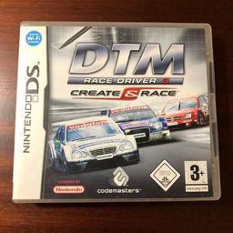 DTM Race Driver 3 - Create & Race
Für: Nintendo DS

Zustand: Neuwertig, läuft einwandfrei

Versand nach Absprache möglich.

Schau dir auch meine anderen Spiele an :)
