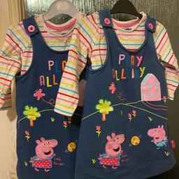 Two girls pepa pig dresses excellent clean  condition £6 for both or £3 for one