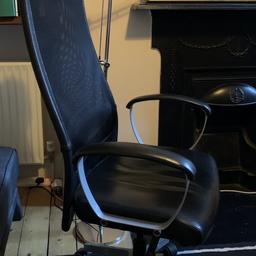 Great quality leather office chair, strong, sturdy, comfortable, height adjustable and back supporting.

Collection only from Highbury & Islington, London N5.

Grab a bargain!

Covid safe contactless collection possible from the porch of a smoke free, pet free home. 