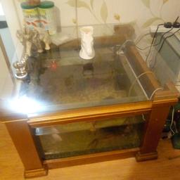 table fish tank £65 2 and half foot