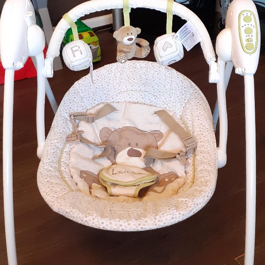 mothercare baby teddy bear swing in CO2 Colchester for £20.00 for sale