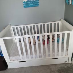 used only few times 2 rungs is missing, good quality of mattress with drawer on  the bottom 