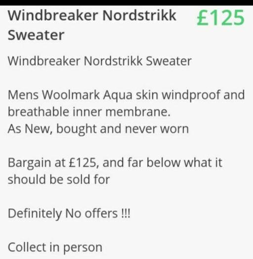 Buy & Sell East London Bow - East London - Photos for Nordstrikk Windbreaker jumper