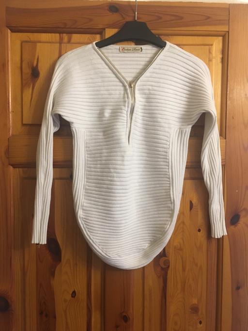 Buy & Sell West Yorkshire Leeds - Photos for Cameron rose off white zip top