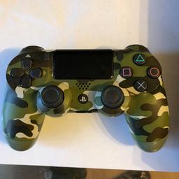 PS4 pro 1tb with green camo
DualShock 4 controller. Full working order but as with all PS4 pros, it is a little loud.