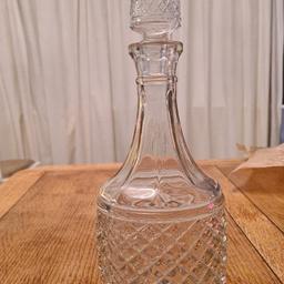 Perfect for whiskey, gin, etc can add bottle lights for decoration or alcohol, collection only as breakable