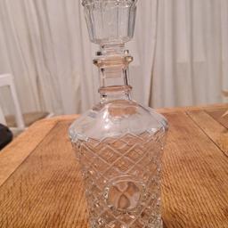 Lovely glass decanter - i wouldn't be able to post because I wouldn't want to risk it breaking 