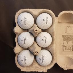 Grade A

May have slight signs of use (very tiny scuff) or may have NO signs of use. Grade A balls look and feel like new balls and may have only been hit once or twice. 
Balls may have company/club logo or very minor felt pen marks.

Collection only