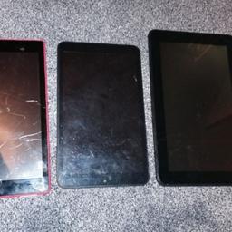 Unsure if there working as I've no charger
Just no longer used and having a clearout
Only the amazon alexa fire tablet has a cracked screen.
Payment via bank transfer, cash on collection or PayPal please
Item will be posted first class recorded