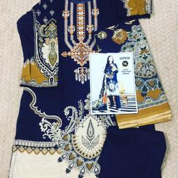 Sapphire designer suit
Embroidered neck
Printed suit 
Straight trousers
Printed wool shawl


*Medium/Large - chest 41” ♦️Available ♦️

*Large/X-Large - Chest 44” ♦️Available ♦️

Delivery available at a radius of 15 miles, P&P fees may apply. 
For more information you can call, WhatsApp, email or drop a text will be happy to help.

Happy Shopping.