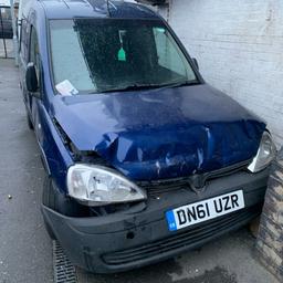 vauxhall combo van for sale
quick sale non runner
sold as seen.
spares and repairs only.
call 07958514475
