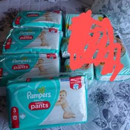 4  x 44 Pampers baby dry pants all unopened,
Condition is "New.
Contactless collection is possible if wanted to collect.
Having a big clear out due to needing space so please take a look at my other listings.

￼