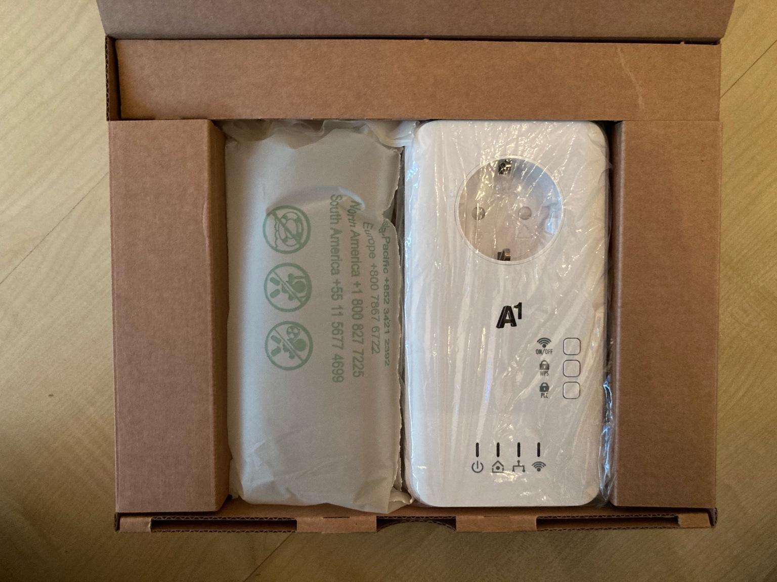 A1 Powerline Adapter PLC 500 WLAN in 4451 Garsten for €25.00 for sale