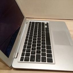 Apple MacBook air 2010 model in full working order. It has an Intel core 2 duo processor, 2gb memory and 128gb SSD. This is a beautiful laptop and it's still very fast. Ideal for a student or professional. Comes with charger