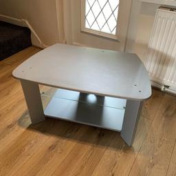 TV stand

Excellent condition

Glass shelf in the middle with holes for wiring in the back

Approx Measurements are as follows:

Length approx 19.75 inches

Width approx 32 inches

Height approx 18.5 inches

Grab a bargain - Strictly collection only no delivery