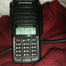 15 watt version High power Boafeng UV9Rplus, 3 stage variable power, *pse note*you need a valid Ham radio license to transmit, but not to Receive SWL, programming cable, Box, manual, and Speaker Mike included, This will TX excellent on 15W, Via MB7IST it is an open gateway via Allstar,,,, ( please respect Ham Bands, this is not a CB Radio) Data cable works A1 with Chirp. £25.00 no off