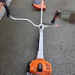 Stihl FS460 petrol strimmer for sale. Model year 2018. Excellent condition and in good working order. Starts and runs as it should.