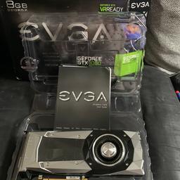 GEFORCE GTX 1080 graphics card has box and user manual
Open to offers