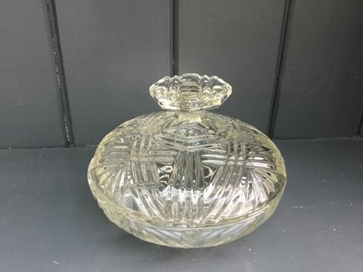 Buy & Sell Suffolk East Suffolk - Photos for Vintage Glass Trinket Pot