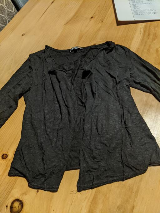 Buy & Sell Leicestershire Charnwood - Photos for GIRLS BLACK COTTON CARDIGAN AGE 8-9 YRS