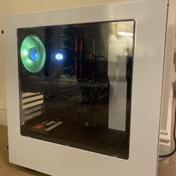 Custom Gaming PC, great for 1080p Gaming!
It runs Battlefield 3 @ Ultra Settings 1080p at a solid 60FPS, GTA 5 @ Max Settings at around 60-90FPS. Here is a rundown of the spec.

AMD X4 860K OC @ 4.3GHz.
Corsair ML120L RGB CPU Water Cooler.
20GB 1600MHz DDR3 RAM.
ASUS A88XM-A Motherboard.
PALIT GTX580 3GB Graphics Card.
1TB 3.5” HDD.
128GB 2.5” SSD.
NZXT S340 Case.
Corsair CX550M PSU.

Can throw in a keyboard and mouse and an old 20” Apple Cinema Monitor for an extra £50. Location is Redditch.