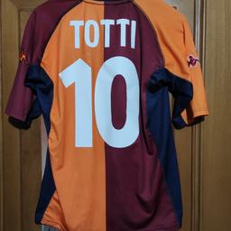 Maglia calcio originale della AS Roma con personalizzazione di Francesco Totti taglia M, versione Champions League


No perditempo e scambi, prezzo non trattabile