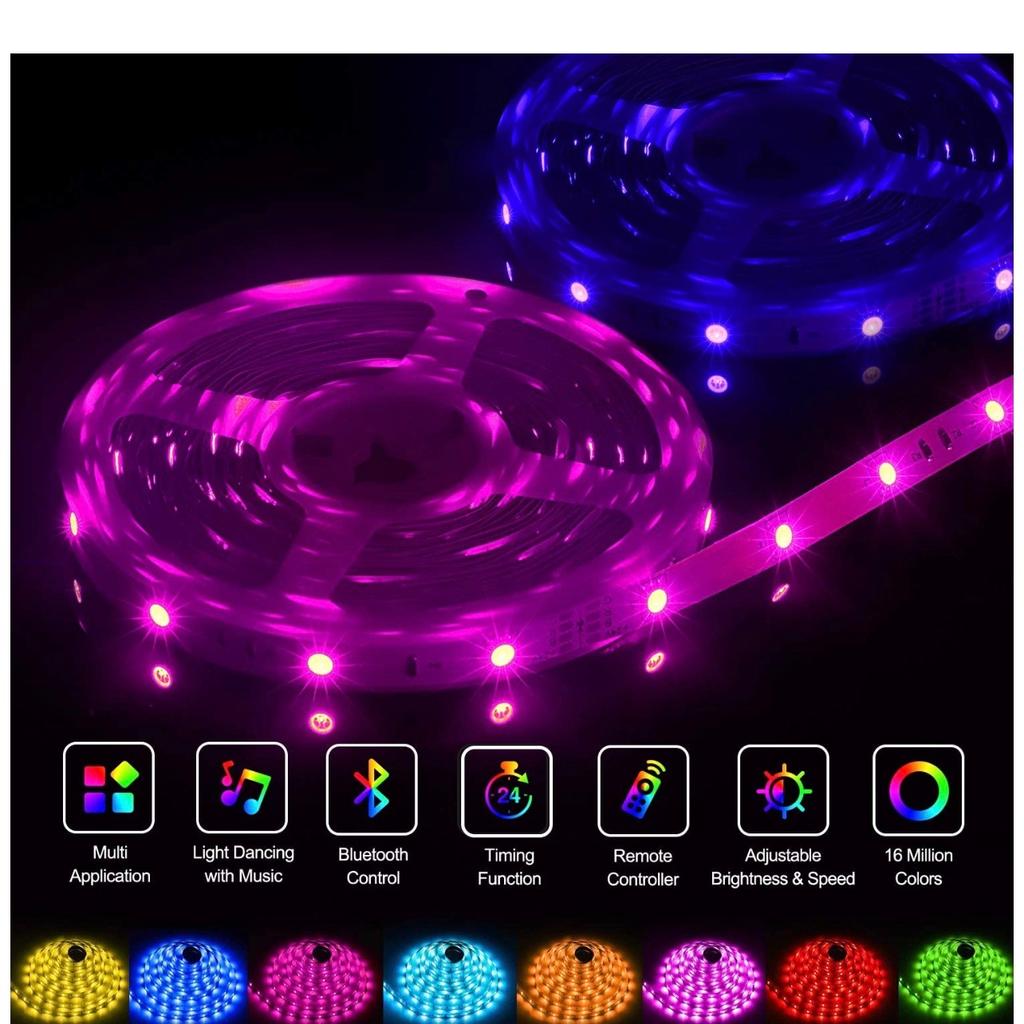 OMERIL 6M APP Control LED Lights Strip with Music Sync 