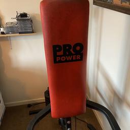 Multi gym all in one good condition all works slight tear on seat will repair
