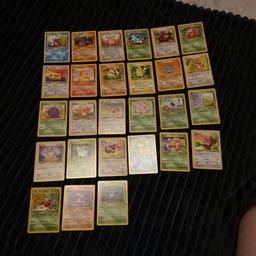 Pokemon cards small bundle jungle cards 1995/1999. 27 cards in total