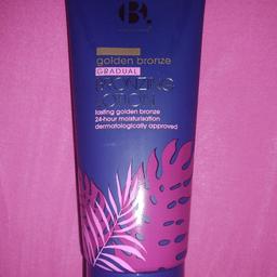 Brand new. B. by Superdrug.
Gradual,golden bronze.
200ml
Suitable for vegetarians and vegans.

RRP £7.99 my price £4

Collection ONLY,from B24 8AT