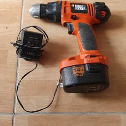 Black and Decker CD14C Cordless Drill
complete with battery and Charger
14.4 v
in full working condition

PRICE £25 No Offers