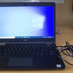 Dell Latitude E5470 Laptop
(in excellent condition) - no major scratches or dents. 

- Pre-loaded with an activated version Windows 10 Pro & Office 2016
- 64bit
- Intel Core i5 6300 HQ 2.30Ghz CPU
- 8GB RAM
- 118Gb hard disk
- 14" screen 
- Dell Charger

A great gift for someone who needs to interact and communicate during lockdowns.