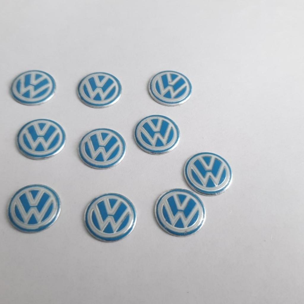 1 x VW Emblem Aufkleber Schlüssel Logo 14 mm in 21035 Neuallermöhe