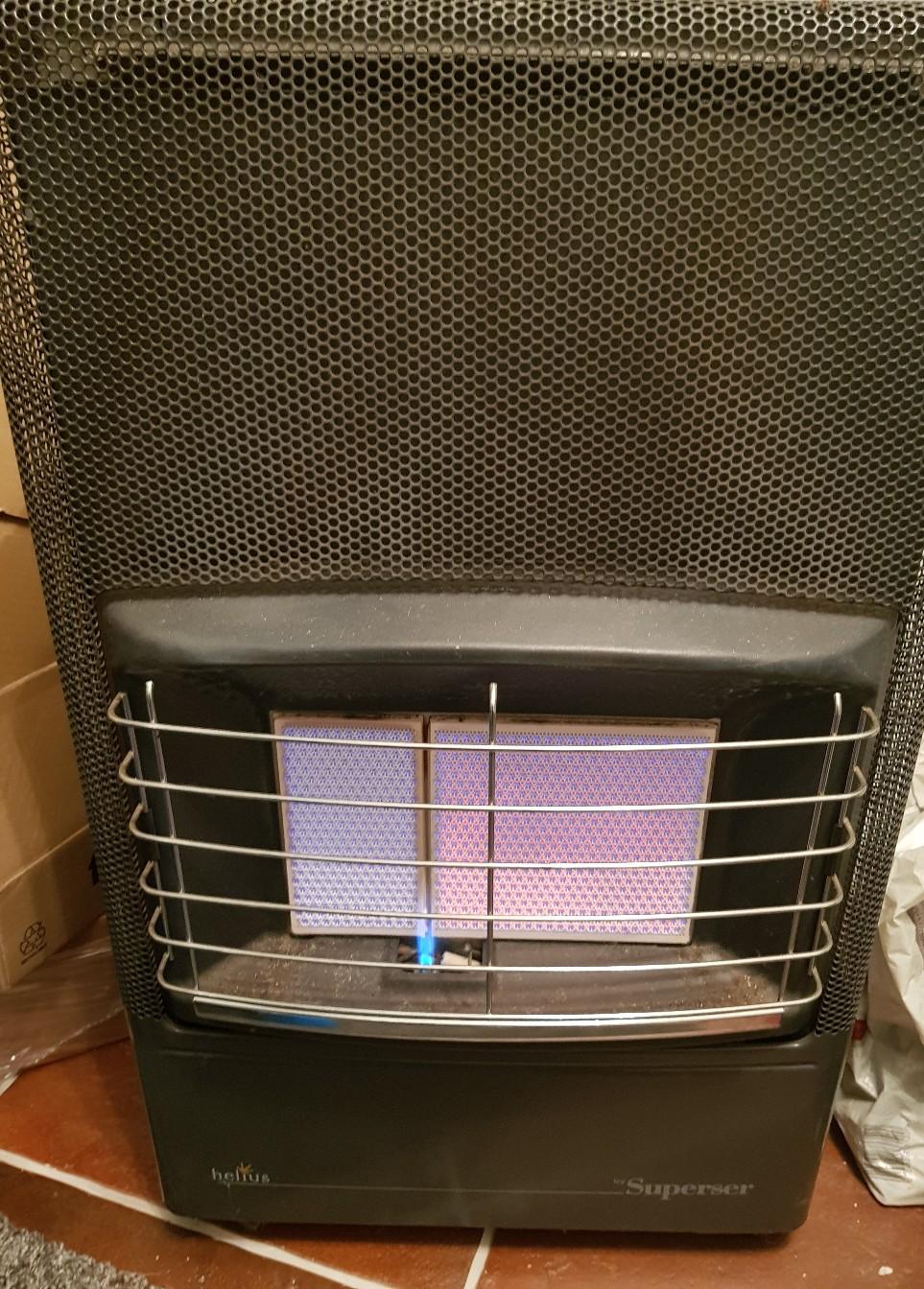 Superser Helius portable gas heater & bottle in NN15 Kettering for £50.
