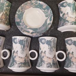 tea cup set brand with box no silly offers or time wasters please.... i can do combine postage if you buy multiple item from my page and you have to pay for only one postage.... thanks for looking at my page stay safe