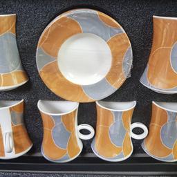 tea cup set brand with box no silly offers or time wasters please.... i can do combine postage if you buy multiple item from my page and you have to pay for only one postage.... thanks for looking at my page stay safe