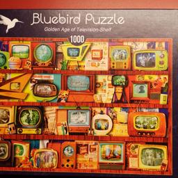 Golden Age of Television-Shelf Puzzle
1000 Teile
Blue Bird Puzzle
wie neu, nur einmal gelegt
Nichtraucherhaushalt, keine Tiere

kein Versand, nur Abholung